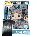 Star Wars Rogue One Funko Pop Tees L Shirt #108 Black Size M Photo 0