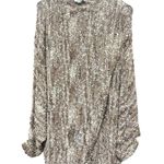 Andree by Unit Pullover Poncho Womens Plus 2X Mauve Open Knit Asymmetrical Boho Photo 2