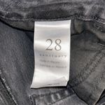 Sanctuary Connector Kick Crop Black Raw Hem Denim Jeans. Size 28 NWT $102 Photo 5