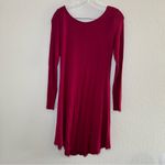 BUNDLE of two dresses women’s XS red beige long‎ sleeve mini fitted Photo 7