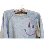 Aquarius Cocktail Y2K Howard Smiley Graphic Sweatshirt Large Gray Retro Twee Photo 3