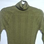 Love by Design  Martini Olive Green Turtle Neck Snug Fit Size L Photo 2