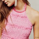 Free People New pink  cupcake halter top Photo 6