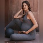 Free People FP Movement x Hatch Never Better Heather Grey Onepiece Gray Size M Photo 3