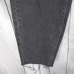 White Fox Boutique White Fox Distressed/Ripped Black Denim Jeans Size L With Raw Hem Photo 6