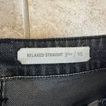 Anthropologie  X Pilcro Distressed Dark Wash Stretchy Straight Leg Jeans Size 25 Photo 2