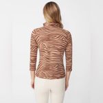 J. McLaughlin J. McLaughlin Durham Catalina Cloth Blouse Midi Bengal 3/4 Sleeve XSmall $178 Photo 3