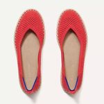 Rothy's ROTHY’S | NWOT RED THE ESPADRILLE FLATS SLIP ON SHOES SIZE 9.5 Photo 0