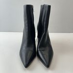 Marc Fisher  Ankle Boots Booties Womens Size 9.5 Black Leather‎ Heeled Photo 1