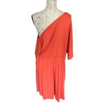 Bloomchic Coral One Shoulder Romper Size 18/20 Orange Photo 3