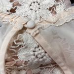 American Eagle Crochet Cream Lace Top Blush Pink Dress  Photo 6