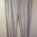 Athleta  Womens‎ Brooklyn Textured Jogger Size 12 Tall Beige Pattered Activewear Photo 0