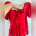 A New Day  Red Polka Dot Women's Top size L super cute top Photo 5