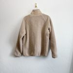 Brandy Melville  | John Galt Willow Full-Zip Sherpa Teddy Jacket in Tan Photo 2