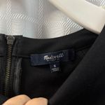 Madewell Black Long Sleeve Dress with tweed Accents size small Photo 4