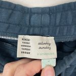 Saturday Sunday Women's M Teal Blue Jogger‎ Sweatpants Comfort Elastic Waist Size M Photo 5