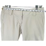 Adidas Golf Capri Pants Womens 8 Beige Climacool Ripstop Logo Athletic Casual Photo 4