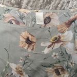 H&M Green Beige Floral Peony Print Dress Size 2 NWOT Photo 1