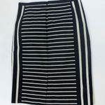 J.Crew NEW Cotton Stretch Grasscloth Mixed stripe Print Pattern Pencil Skirt 8 Photo 2