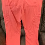 Koi Coral Scrub Pants with Navy Accents Pink Size M Photo 7