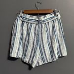 Bebop Blue striped lightweight shorts Photo 3