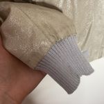 Doma light taupe silver coated moto bomber jacket size S Photo 14