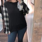 1.4.3. Story by Line Up 123 Story by Anthropologie small black blouse Photo 2