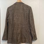Orvis Silk Houndstooth Button Front Blazer Photo 4