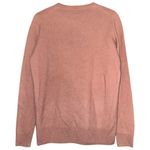 C by Bloomingdale’s NWT Women’s S Tea Dusty Pink 2 Ply Cashmere Crewneck Sweater Photo 2
