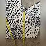 Reformation  Eco Move Animal Print Biker Shorts in Black White Dot Size Small Photo 8