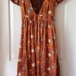 Free People  Deep V-Neck Silk Mini Dress Photo 0