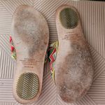 Jeffrey Campbell  Sandals Embroidered Slide Mirror Handmade Leather Lining Casual Photo 9