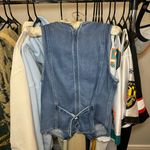 Young Fabulous and Broke Veda Denim Vest Photo 8