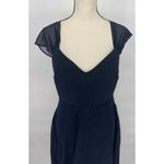 Birdy Grey  women's‎ Convertible Dress Devin Chiffon Navy Size Medium Photo 6