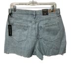 BLANK NYC  Women's Cut Out Pockets High Waist Raw Hem Denim Shorts Size 30‎ Photo 3