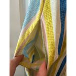 Cara Cara Campbell Multi Stripe Cotton Summer Midi Dress Size M Blue Photo 11