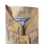 Christopher & Banks Textured Utility Jacket Womens Medium Lightweight Yellow Photo 5