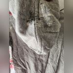 Gap  Women's Gray Half Zip Hoodie Floral Plants Size XS Photo 4