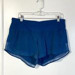 Lululemon NWT Athletica Blue Mind Over Miles Shorts Women’s Size 10 Photo 5
