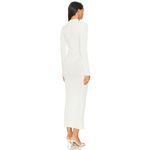 ROLLA'S Edgar Knit Maxi Dress Cream Womens Size Small White Photo 2