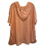 Livi Orange V Neck Pullover Hoodie Size 26 Photo 1