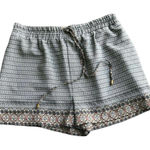Skies Are Blue Skies‎ Are Blue Womens Shorts Size XS Print Tribal Crosses Extra Small NEW Photo 0