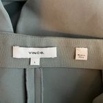 Vince Women L Sea Stone Gray Crop Flared Pants Flat Front Side Zipper Minimalist Photo 7