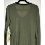 Aratta Green Floral Long Sleeve Top Size Sm/Med NWOT Embroidery Velvet Accents Photo 8