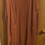Ruby Moon  Terracotta Open Front Cardigan Photo 0