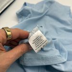 Princess Polly Lex Short Sleeve Top T-shirt in Sky Blue Size 4 Photo 6