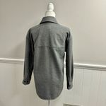 Babaton  Aritzia Pelli Hip Shirt Jacket Shacket Button Up Wool Blend Grey XS Photo 10