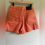 BDG Orange Cargo Denim Shorts Photo 3