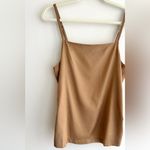 Soma  Satin Tank Top, Beige/Tan, Size Medium Photo 1
