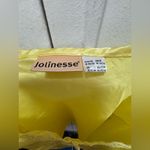Jolinesse Satin Butter Yellow Bow Camisole Lace Medium Photo 3